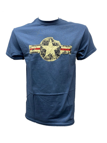 T-shirt Air Force Corps bleu