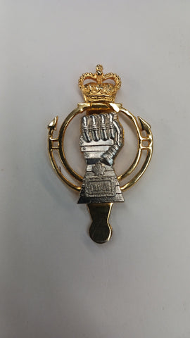 Badge de béret en métal Blindé (surplus)