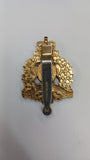 Badge de béret en métal Rég. de Maisonneuve (surplus)