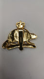 Badge de béret en métal R22R (surplus)