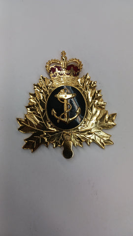 Badge de casquette en métal Marine (surplus)