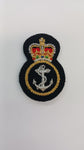 Badge de casquette en tissu Marine