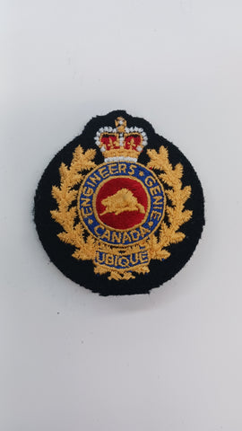 Badge de béret en tissu Ingénieurs