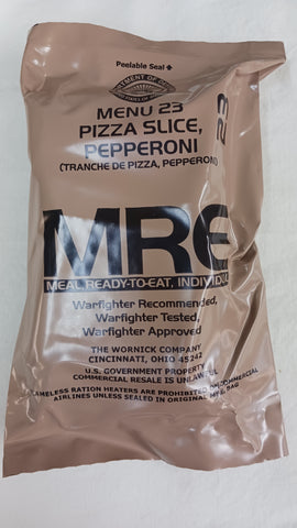 Ration militaire MRE (Pizza pepperoni)
