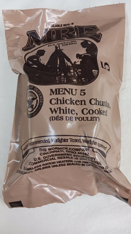 Ration militaire MRE (Dés de poulet)