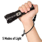 Lampe de poche rechargeable 1500 lumens