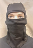 Cagoule tactique noire doublée