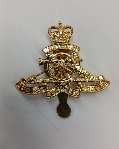 Badge de béret en métal Artillerie (surplus)