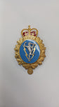 Badge de béret en métal Communications (surplus)