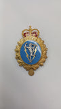 Badge de béret en métal Communications (surplus)