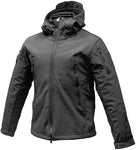 Jacket tactique en softshell noir