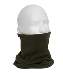 Cache-cou olive en polar