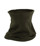 Cache-cou olive en polar