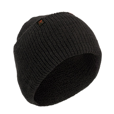 Tuque GI noire 100% laine