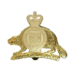 Badge de béret en métal R22R officier