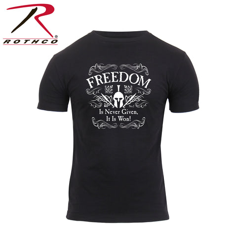 T-shirt Freedom noir
