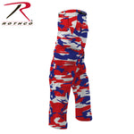 Pantalon BDU camouflage bleu-blanc-rouge