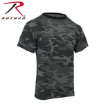 T-shirt camouflage noir