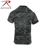 T-shirt camouflage noir