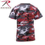 T-shirt camouflage rouge