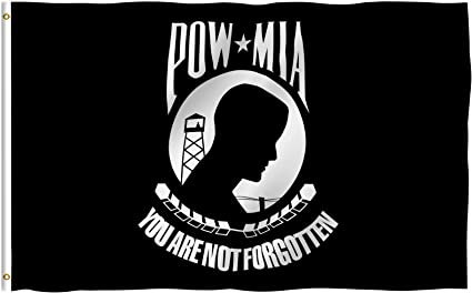 Drapeau POW MIA (prisonniers de guerre)