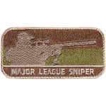 Écusson à velcro Major league sniper brun