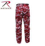 Pantalon BDU camouflage rouge digital