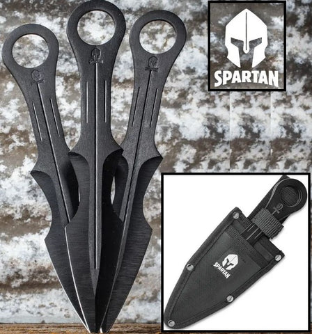 Couteaux à lancer Spartan (paquet de 3)