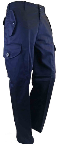 Pantalon style canadien bleu marin