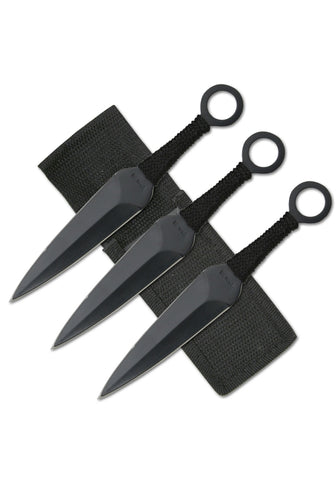 Couteau à lancer Kunai (paquet de 3)