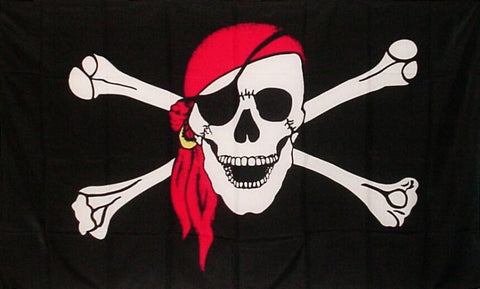 Drapeau Pirate avec bandanas