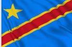 Drapeau du Congo (République Démocratique)