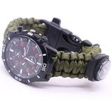 Montre paracorde olive