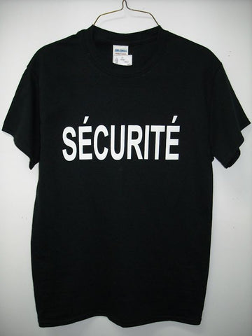 T-shirt Sécurité